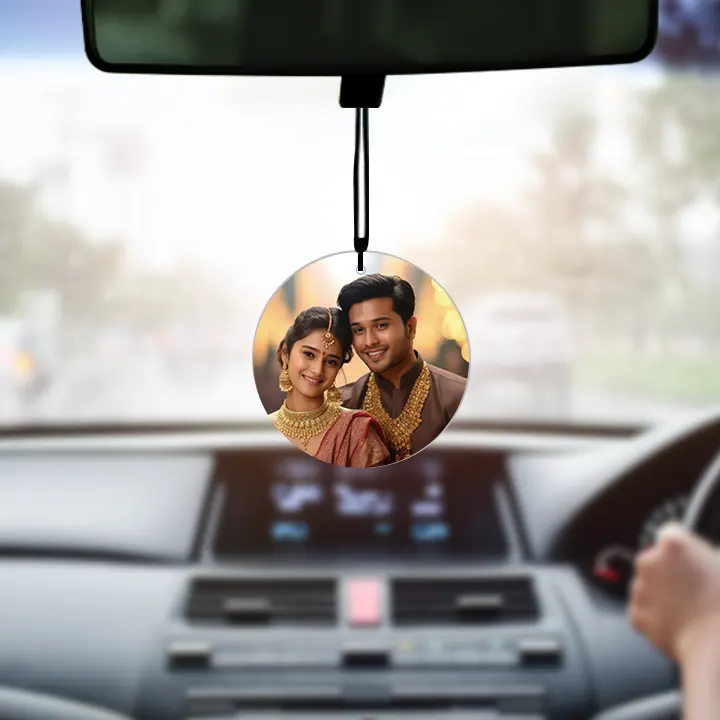 Acrylic Car Hanging: Personalized Memories on the Go