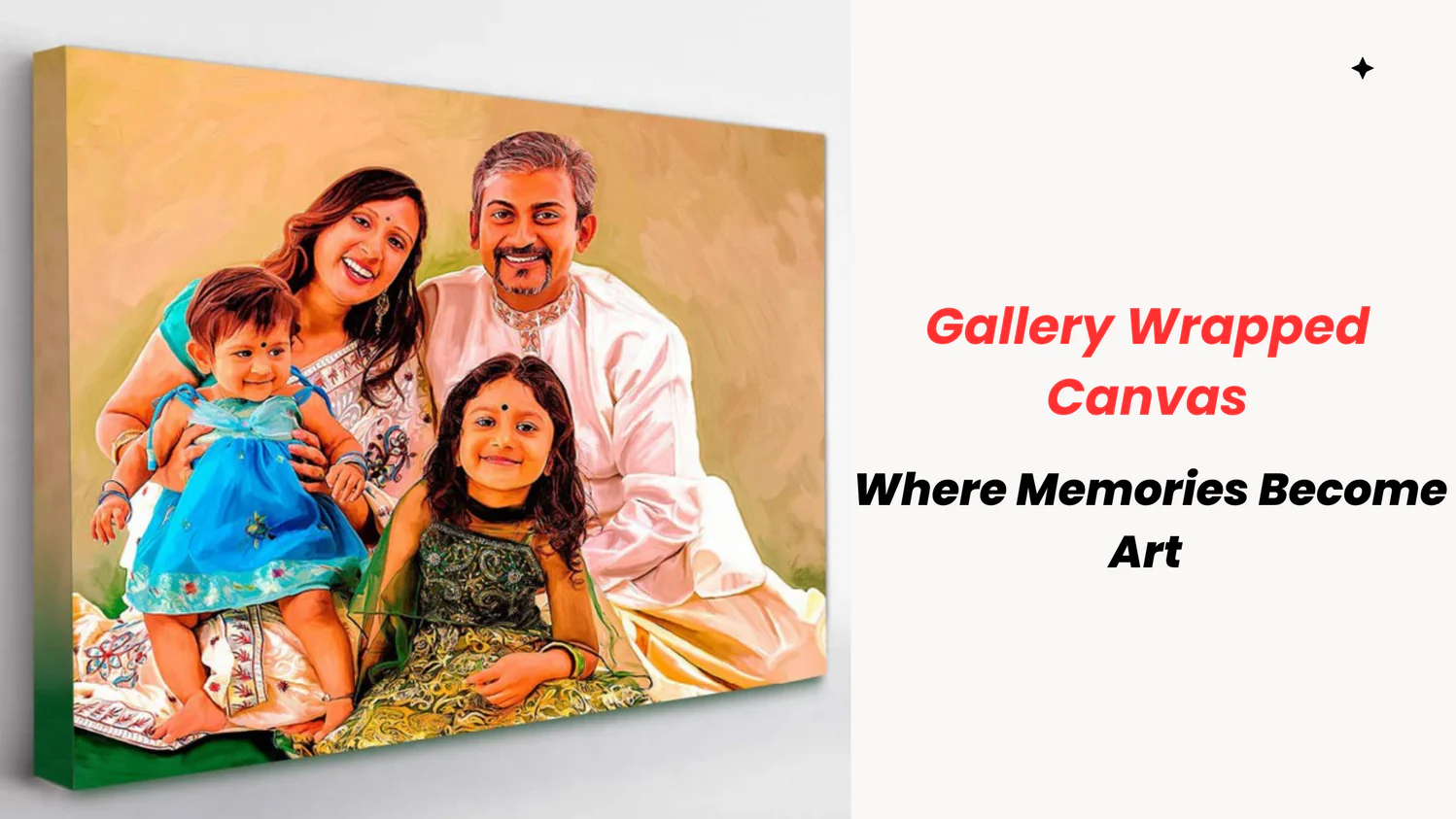 Why Gallery Wrapped Canvas Frames with Oil Painting Art Are Perfect for Your Family Photos