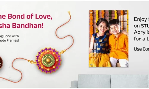 Get a Free Rakhi with Every Acrylic Photo Frame Purchase: Celebrate with Your Brother’s Photo