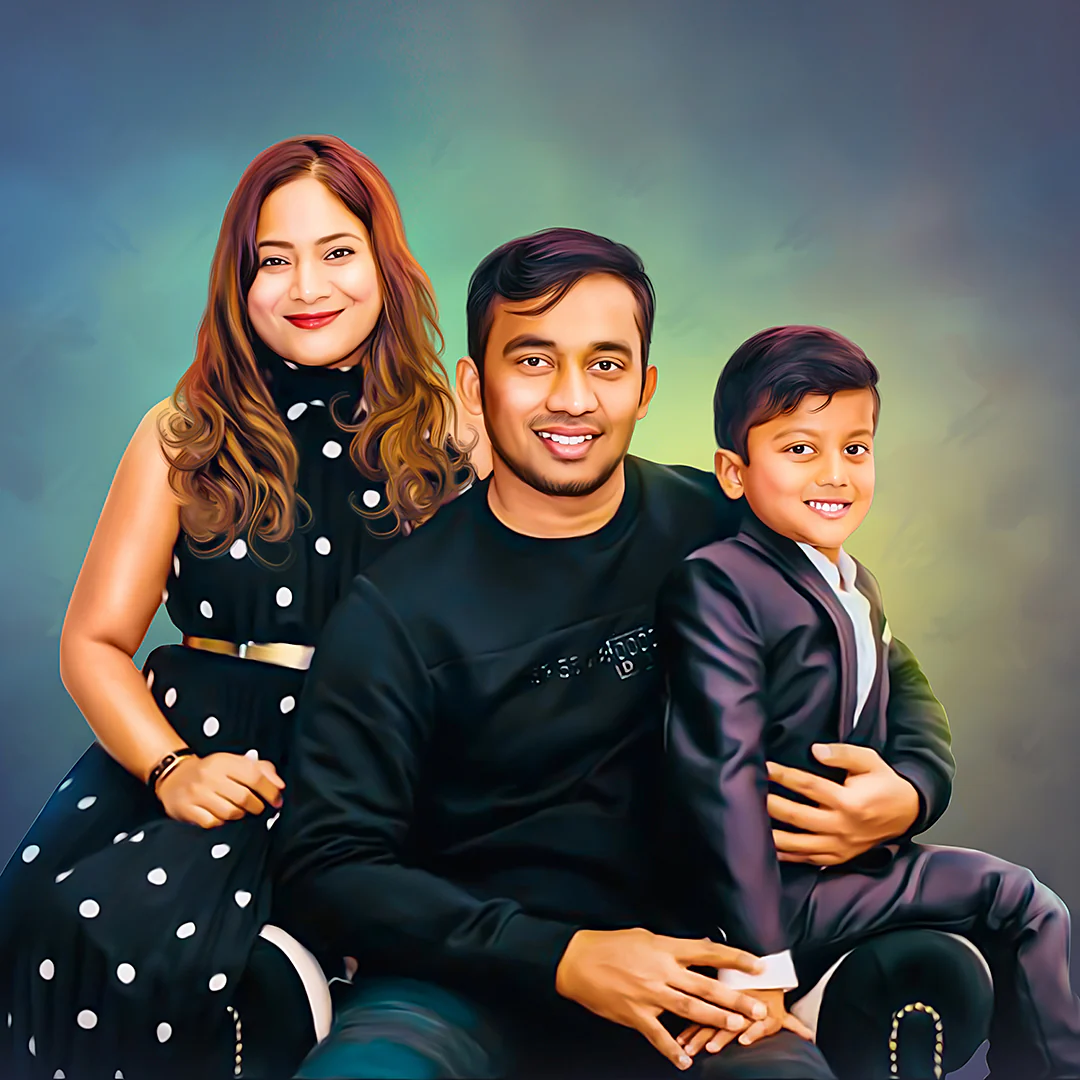 Transform Your Family Memories into Stunning Digital Paintings