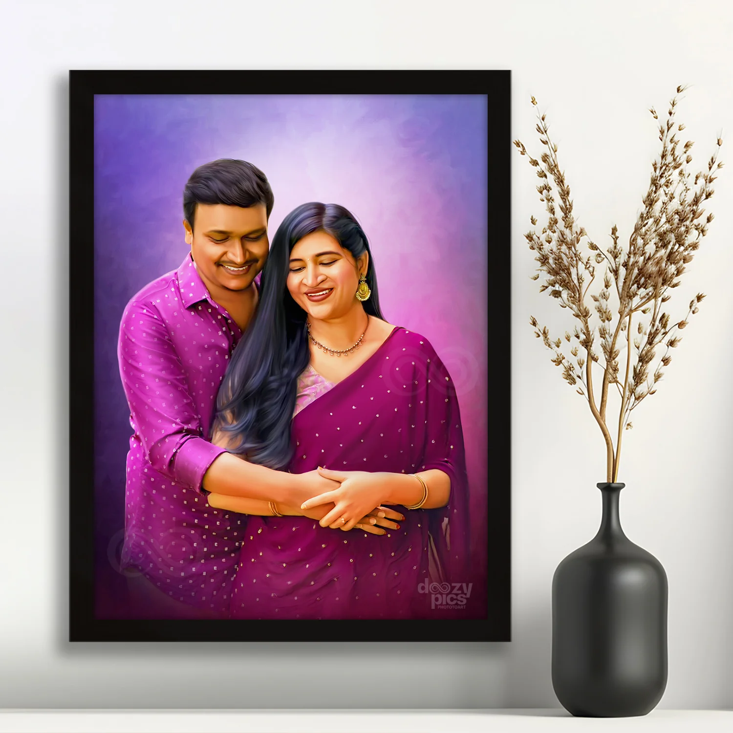 Celebrate This Diwali with a Personalized Digital Painting from Doozypics