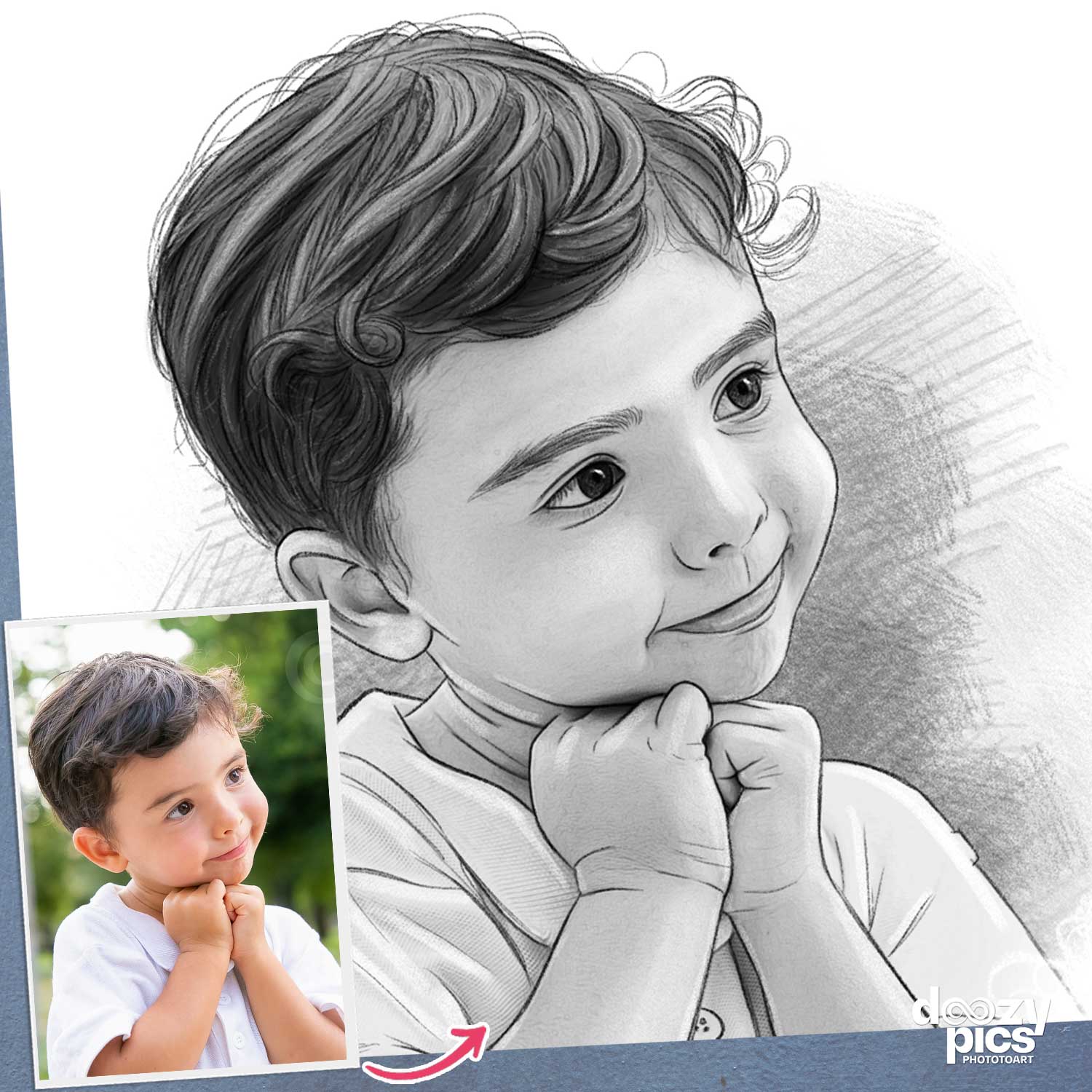 Transform Your Memories with Digital Pencil Art