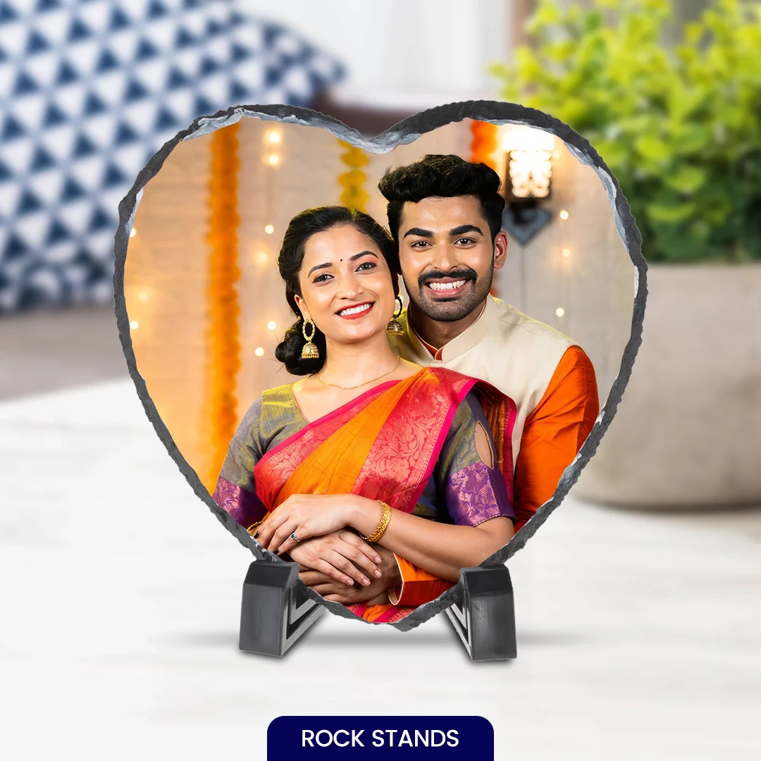 The Enduring Charm of Rock Stands: The Ultimate Personalized Stone Photo Frame