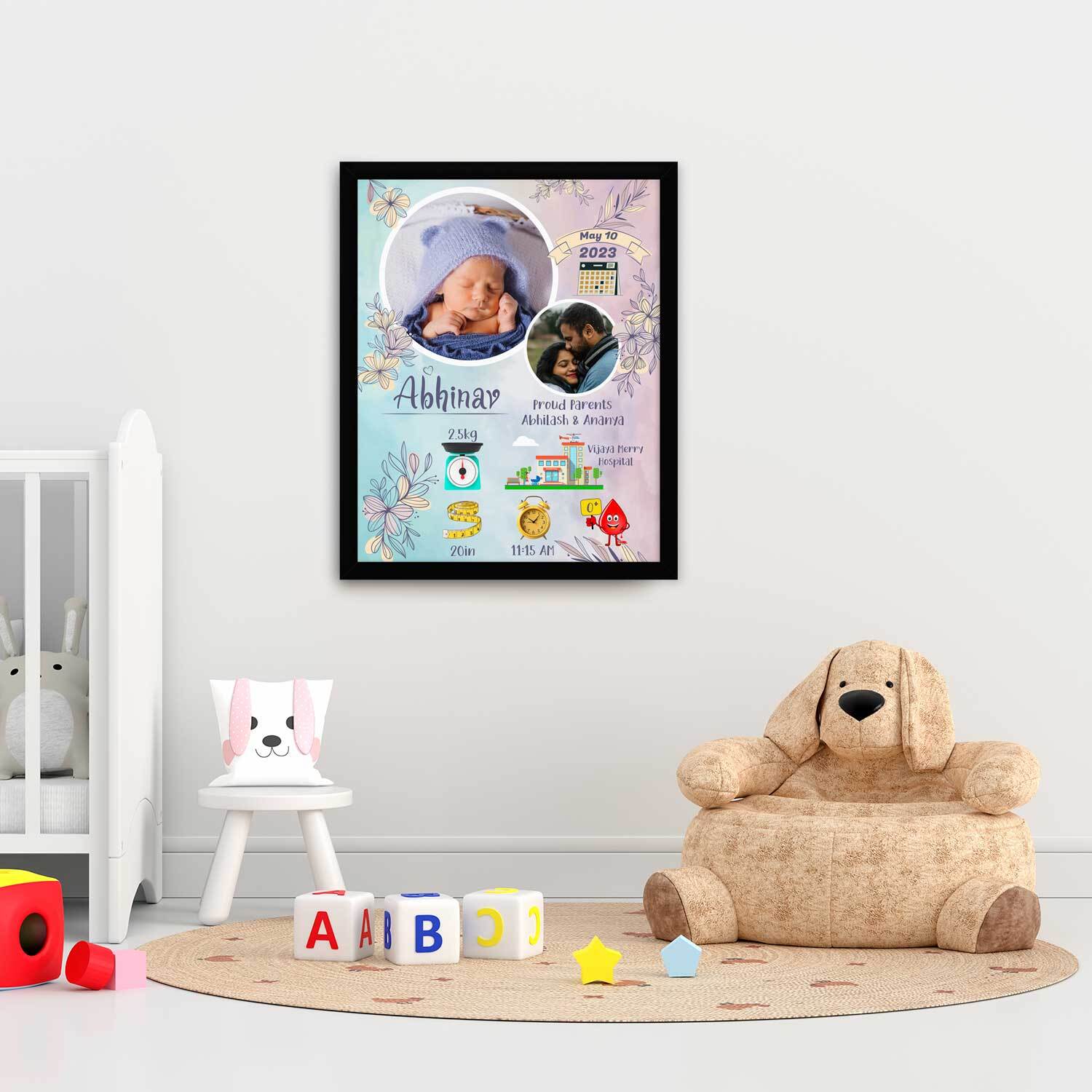 Celebrate Your Baby’s First Memories with a Personalized Photo Frame