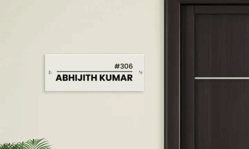 Acrylic Name Plates: The Modern Statement for Every Space